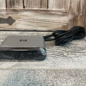HP Silver and Black Device